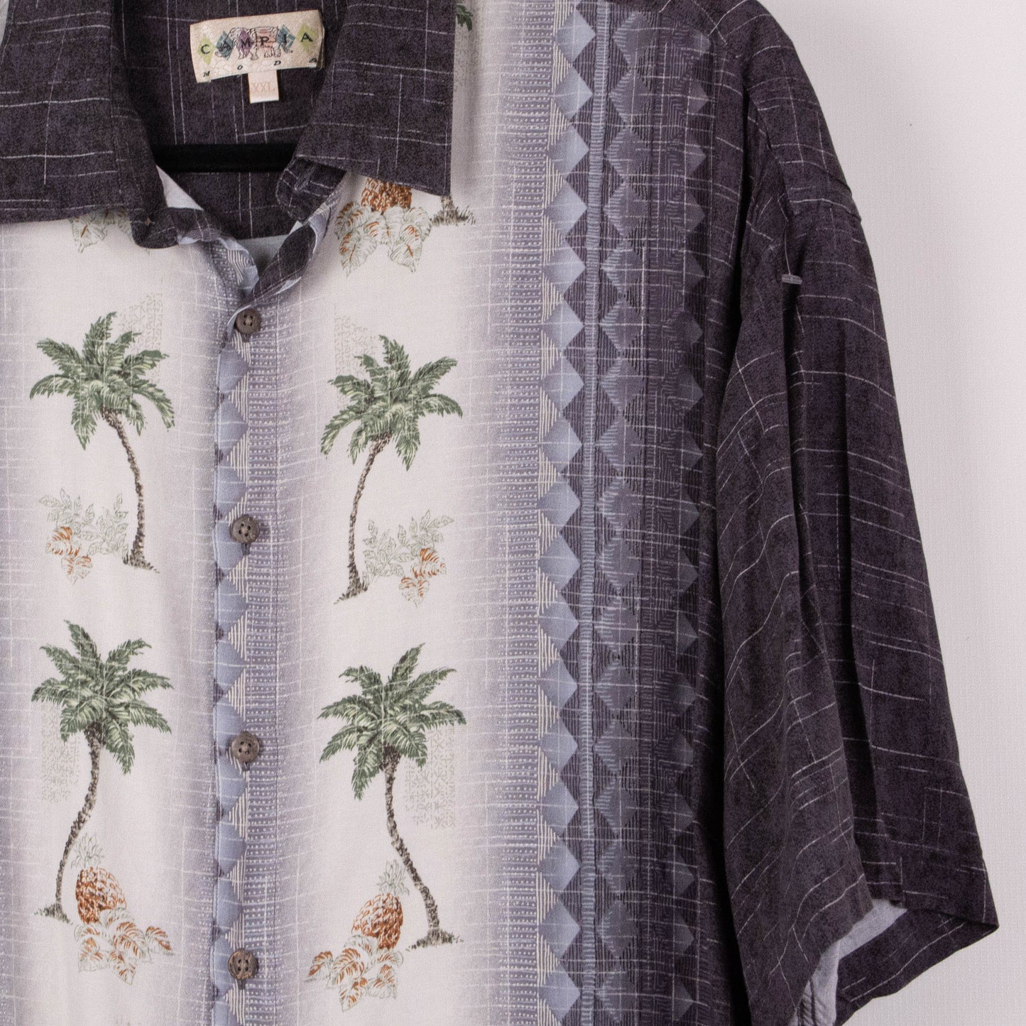 Camisa hawaiana gris (2XL) Campia