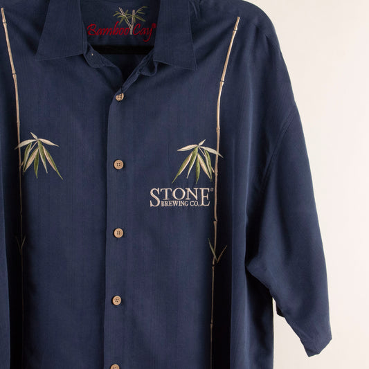 Camisa estampada azul (XL) Bamboo Cay