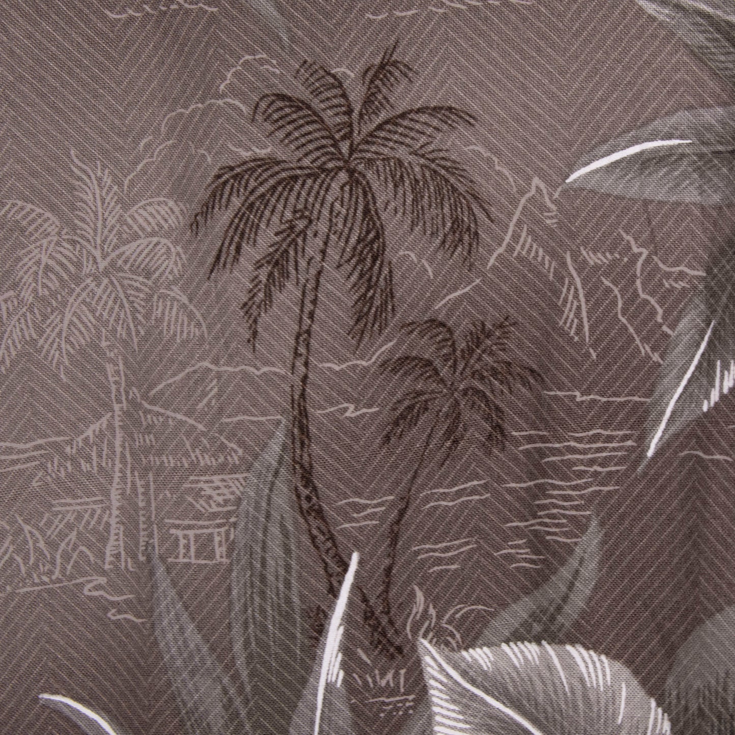 Camisa hawaiana café (L) Croft&Barrow