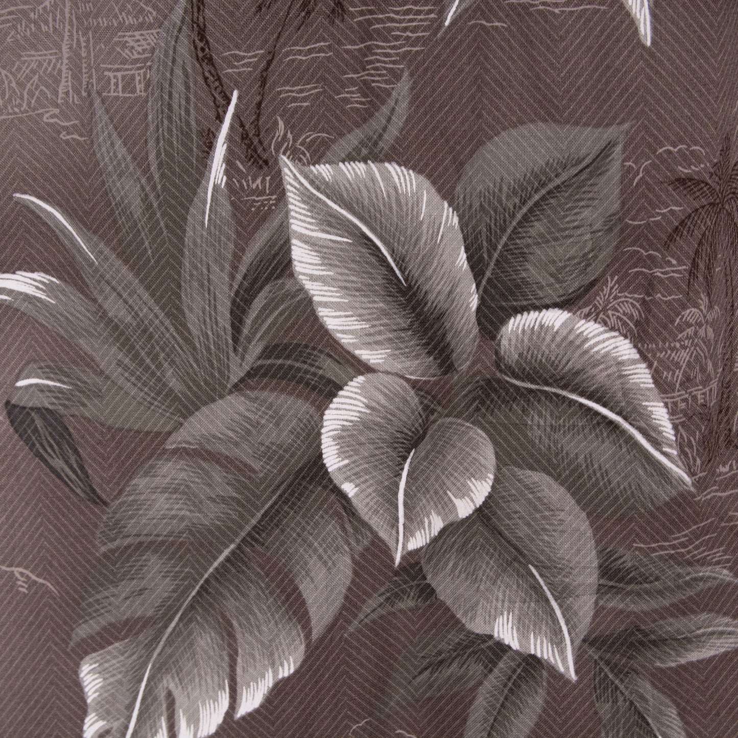 Camisa hawaiana café (L) Croft&Barrow