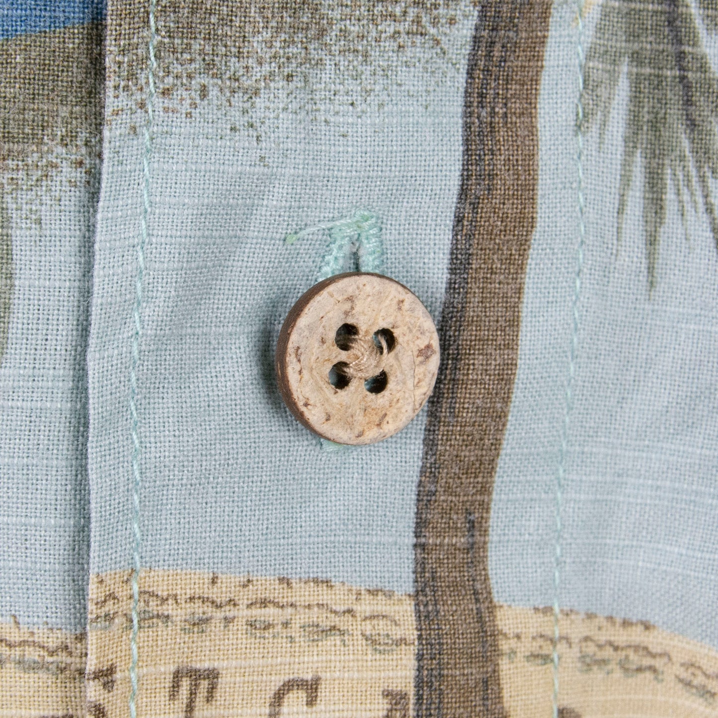 Camisa hawaiana azul (L) Newport Blue