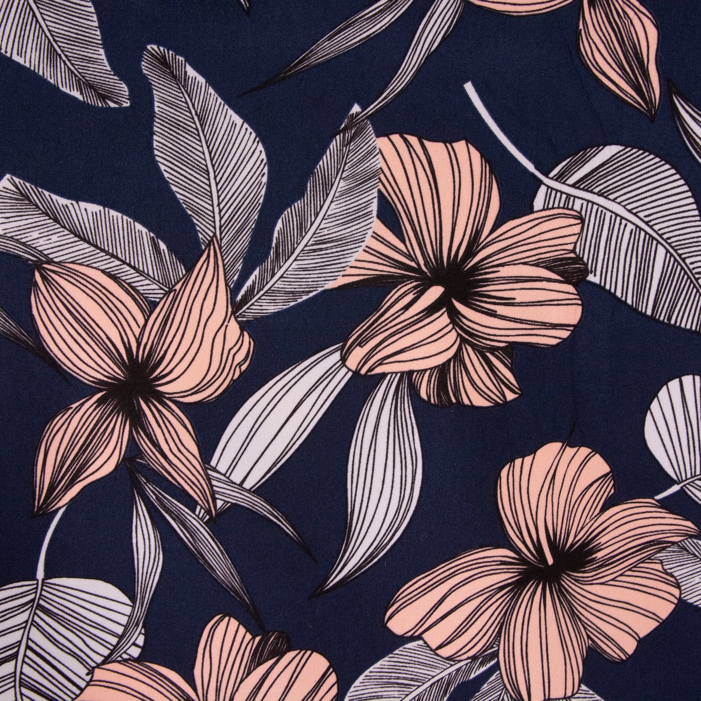 Camisa estampada azul marino (L) essex crossing