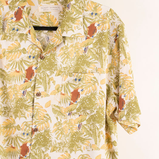 Camisa hawaiana beige (XL) Island Republic