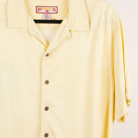 Camisa hawaiana amarilla (L) Caribbean Joe