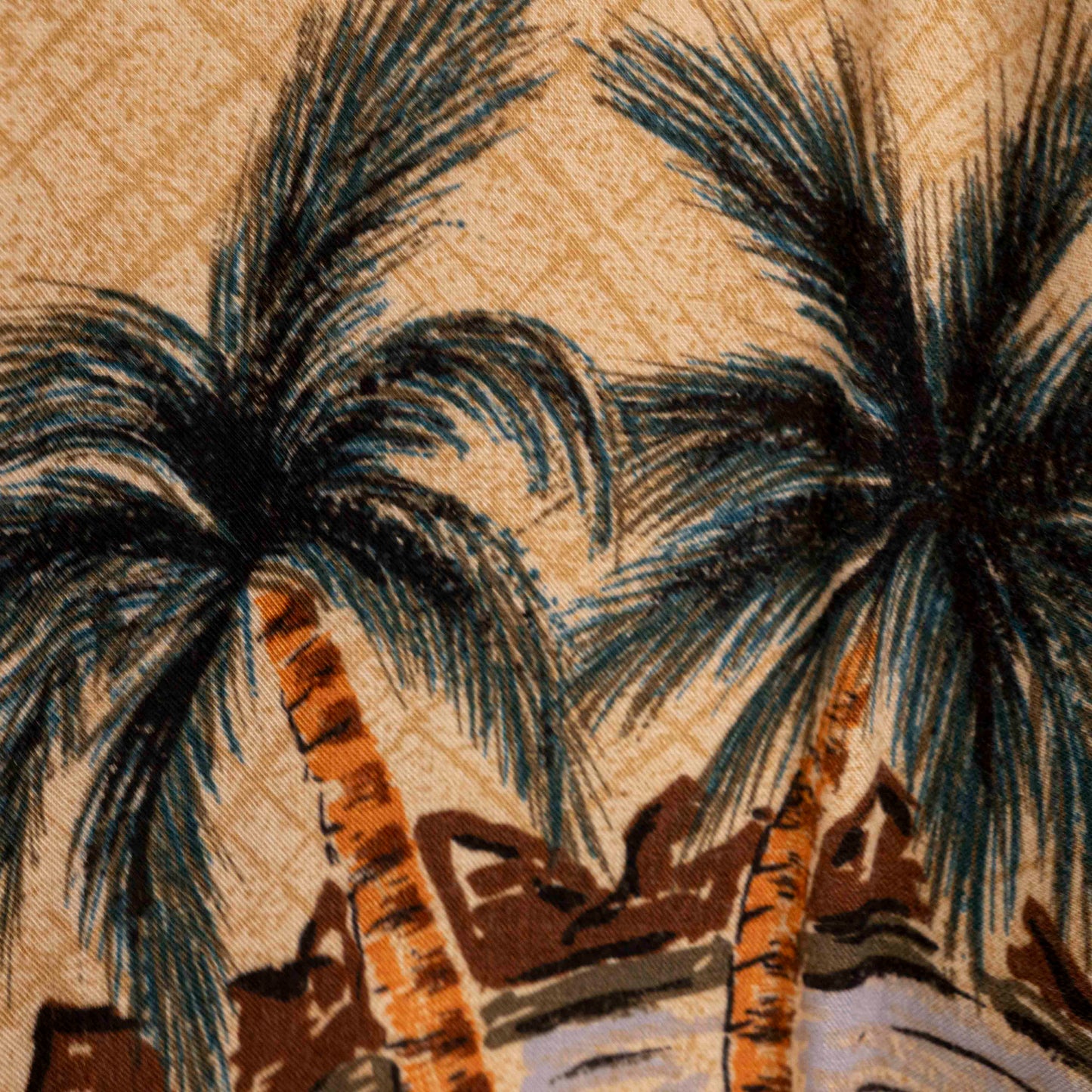 Camisa Hawaiana Beige (2XL) Chereskin