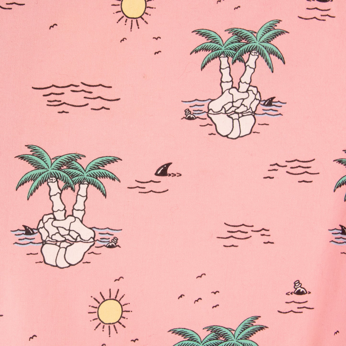 Camisa hawaiana rosa (L) Eight