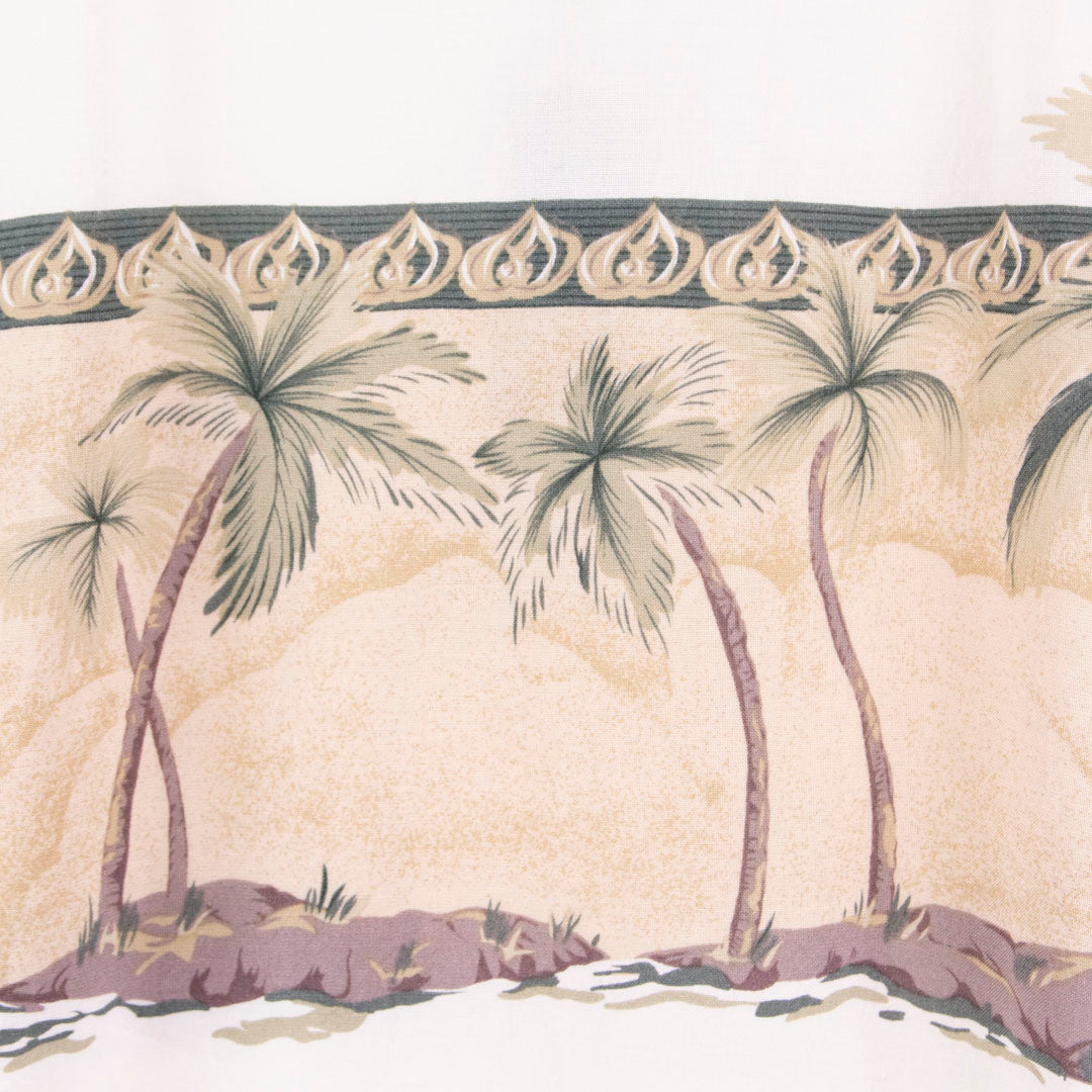 Camisa hawaiana blanca (XL) Bamboo Cay