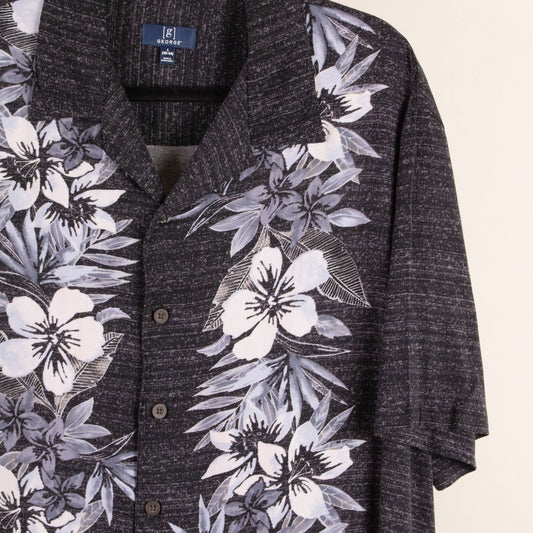Camisa hawaiana negro (L) George