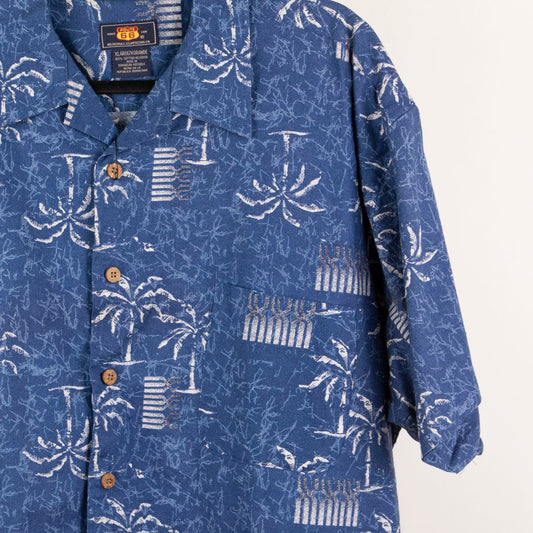 Camisa hawaiana azul (XL) Route 66