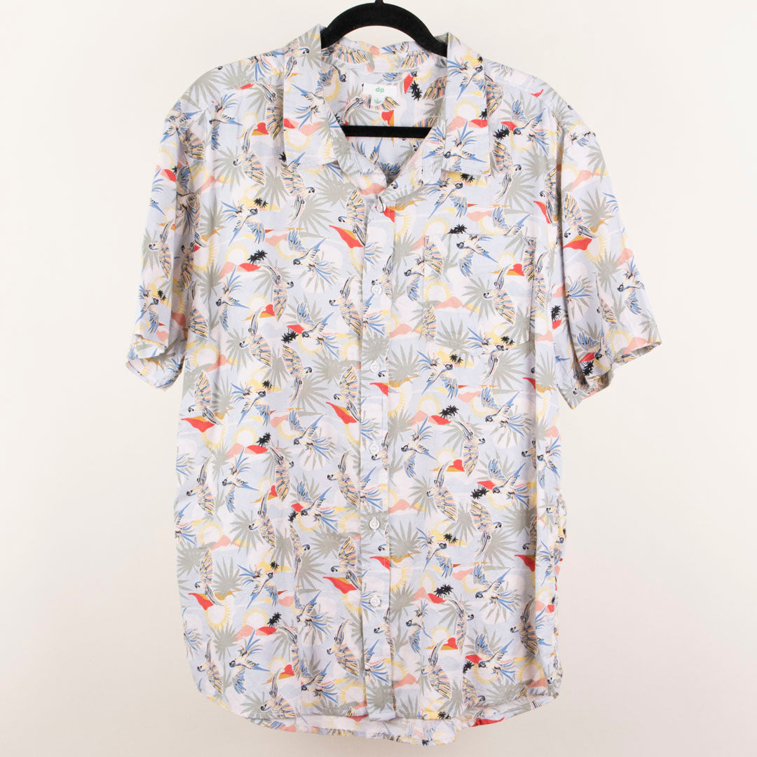 Camisa hawaiana azul (L) DIP