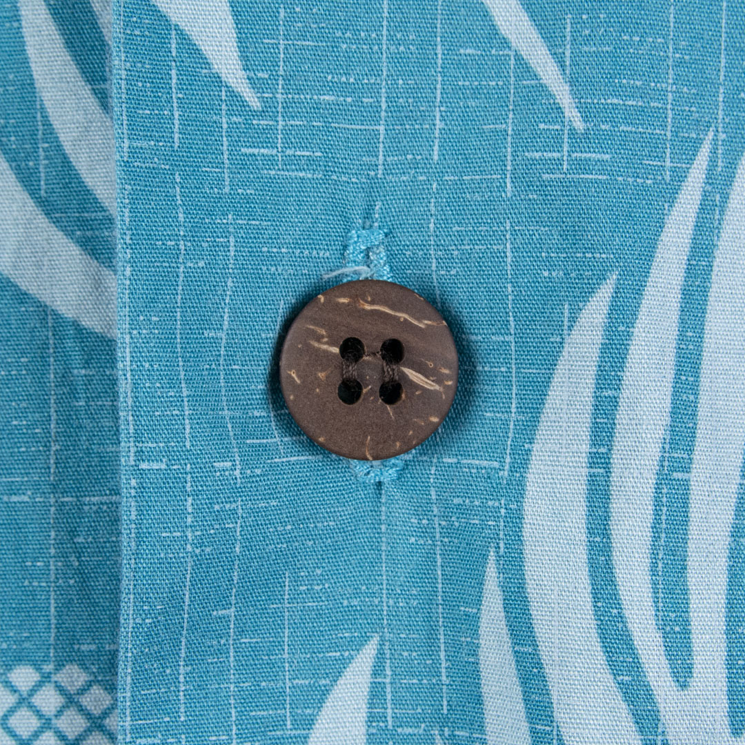 Camisa hawaiana azul (XL) Palmwave