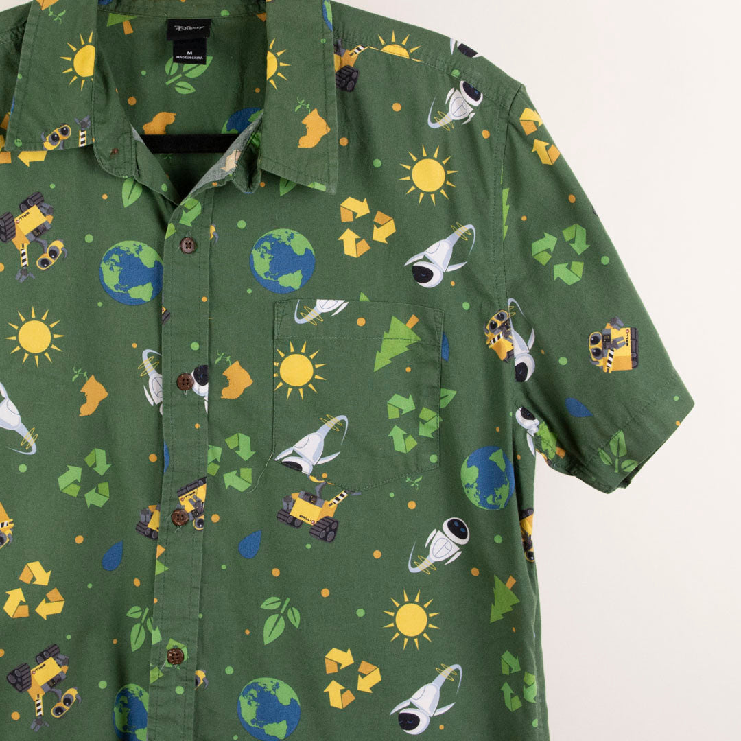Camisa estampada verde (M) Disney
