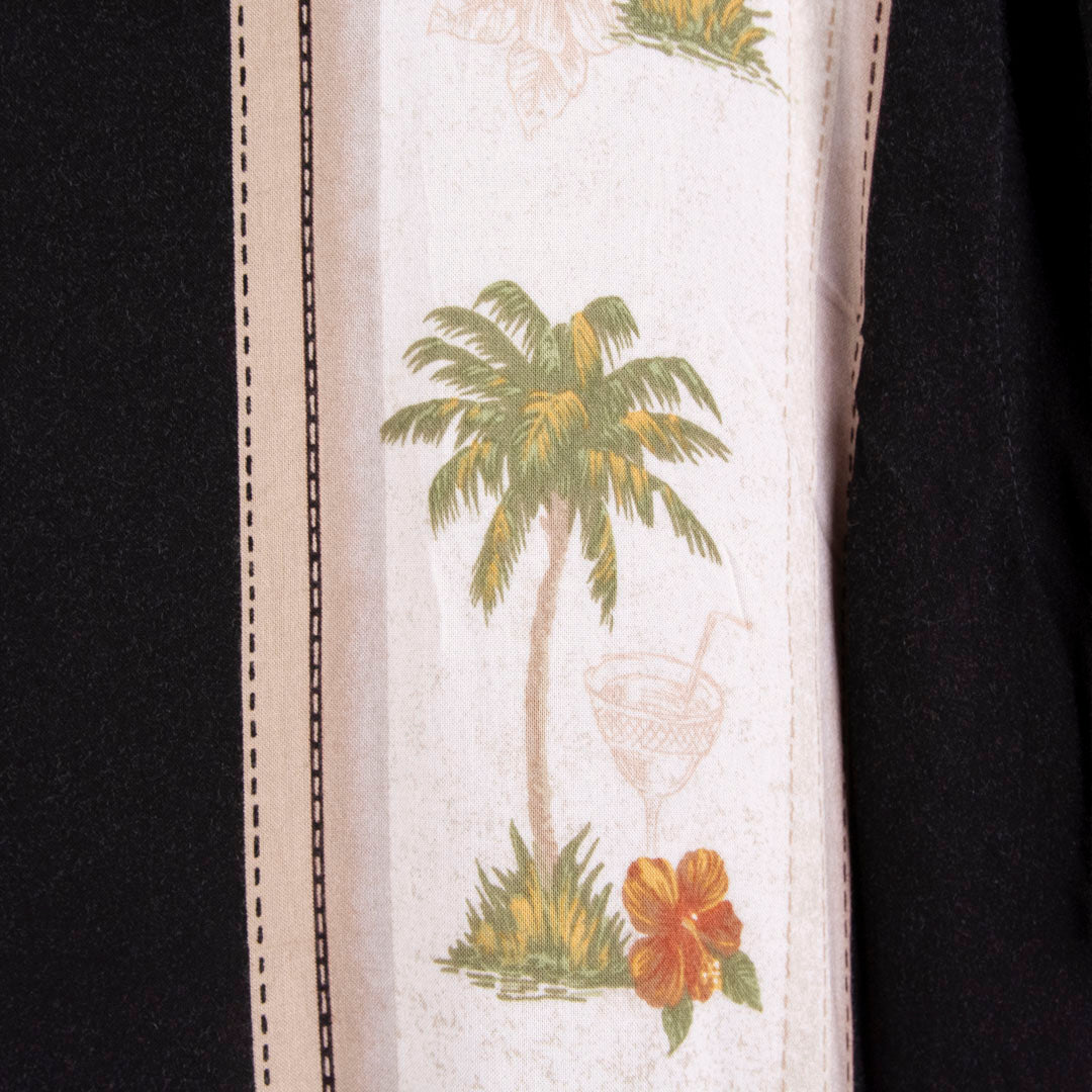 Camisa hawaiana negro (L) Island Shores