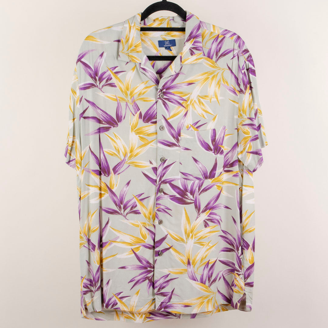 Camisa hawaiana verde (M) George