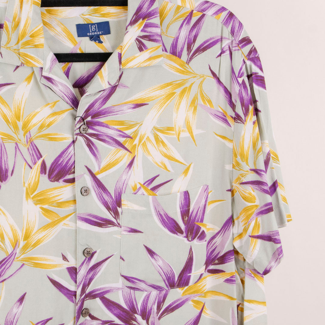 Camisa hawaiana verde (M) George