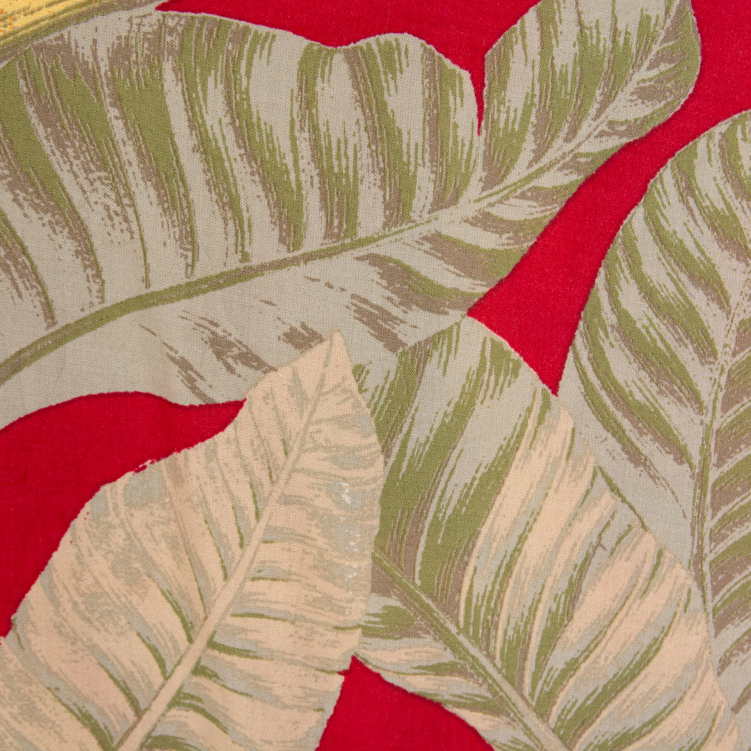Camisa hawaiana rojo (M) Puritan