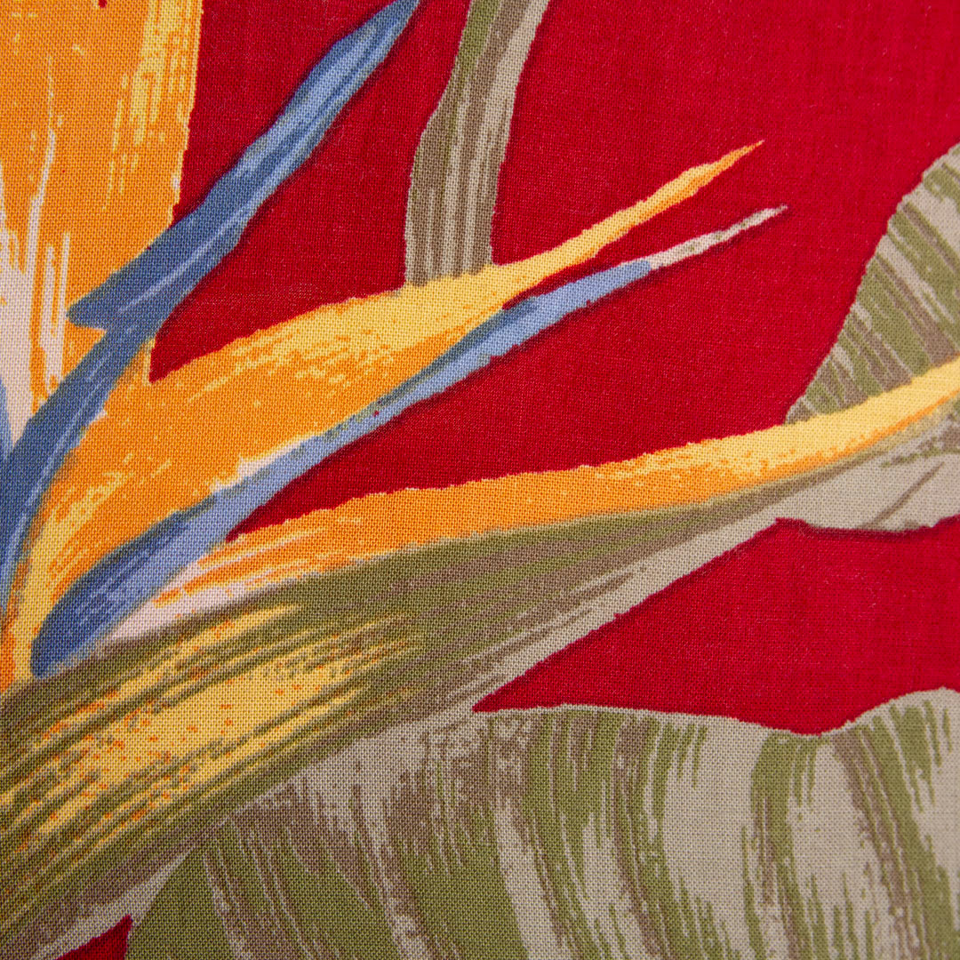 Camisa hawaiana rojo (M) Puritan