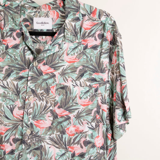 Camisa hawaiana multicolor (L) Goodfellow