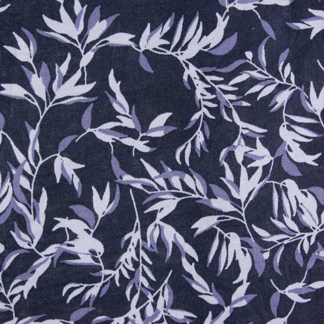 Camisa hawaiana azul (M) Perry Ellis
