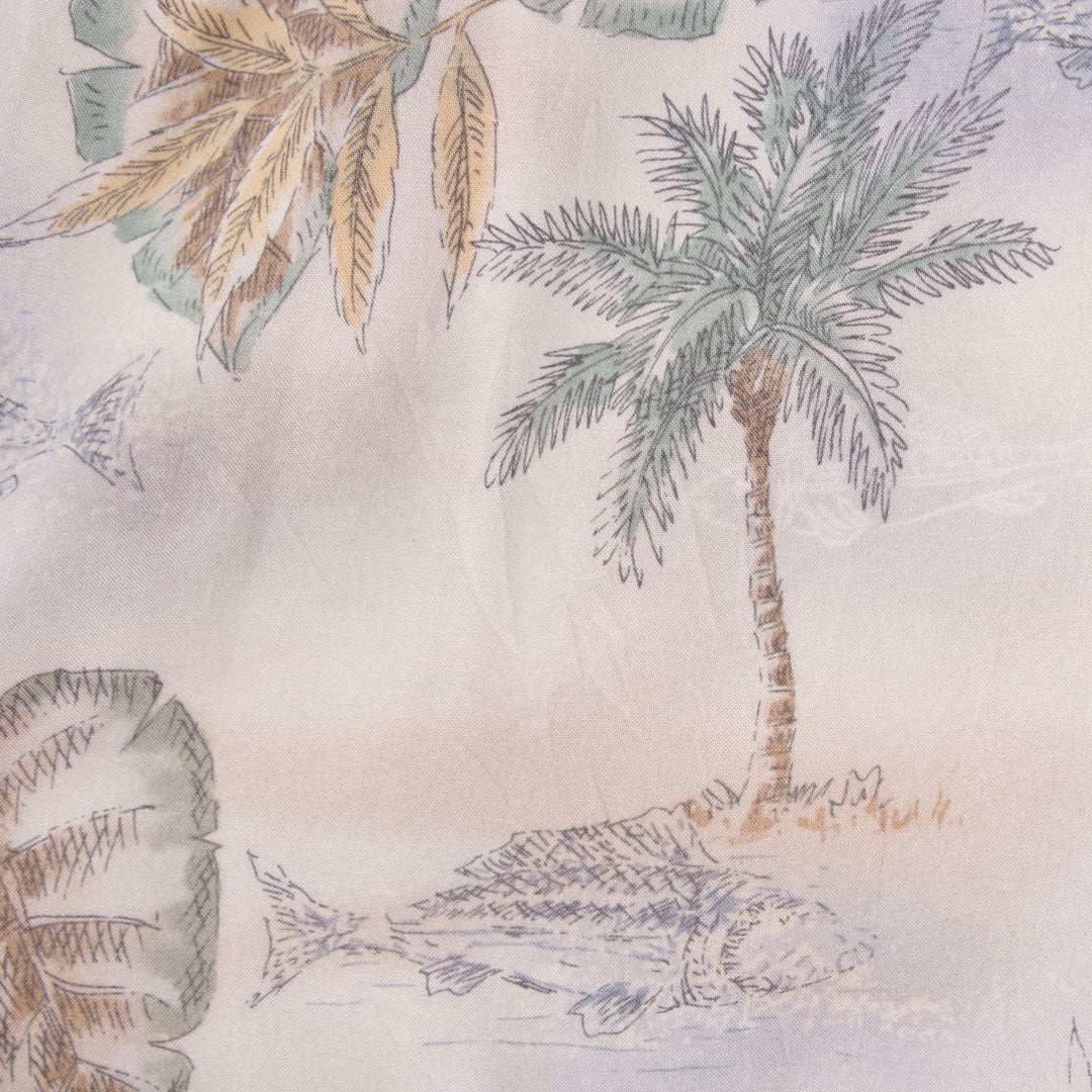 Camisa hawaiana beige (XL) Batik Bay