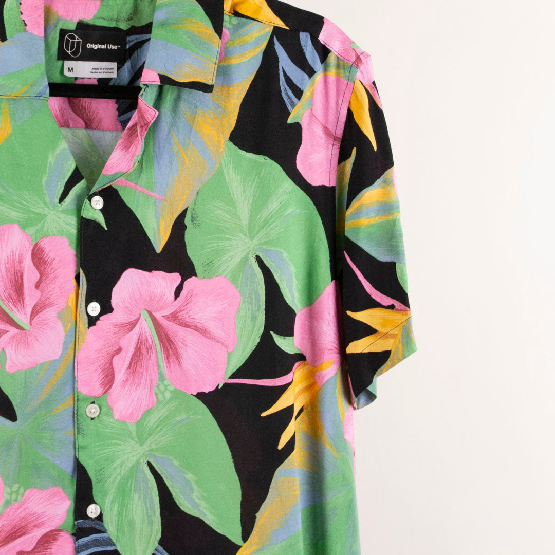 Camisa hawaiana negro (M) Original Use