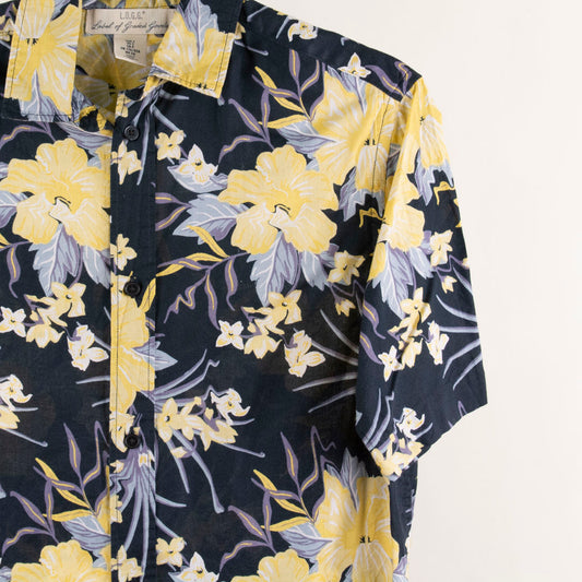 Camisa hawaiana azul marino (XS) L.O.G.G.