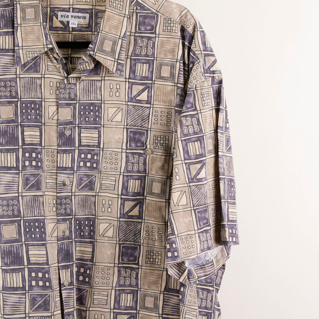 Camisa estampada (2XL) Via Veneto