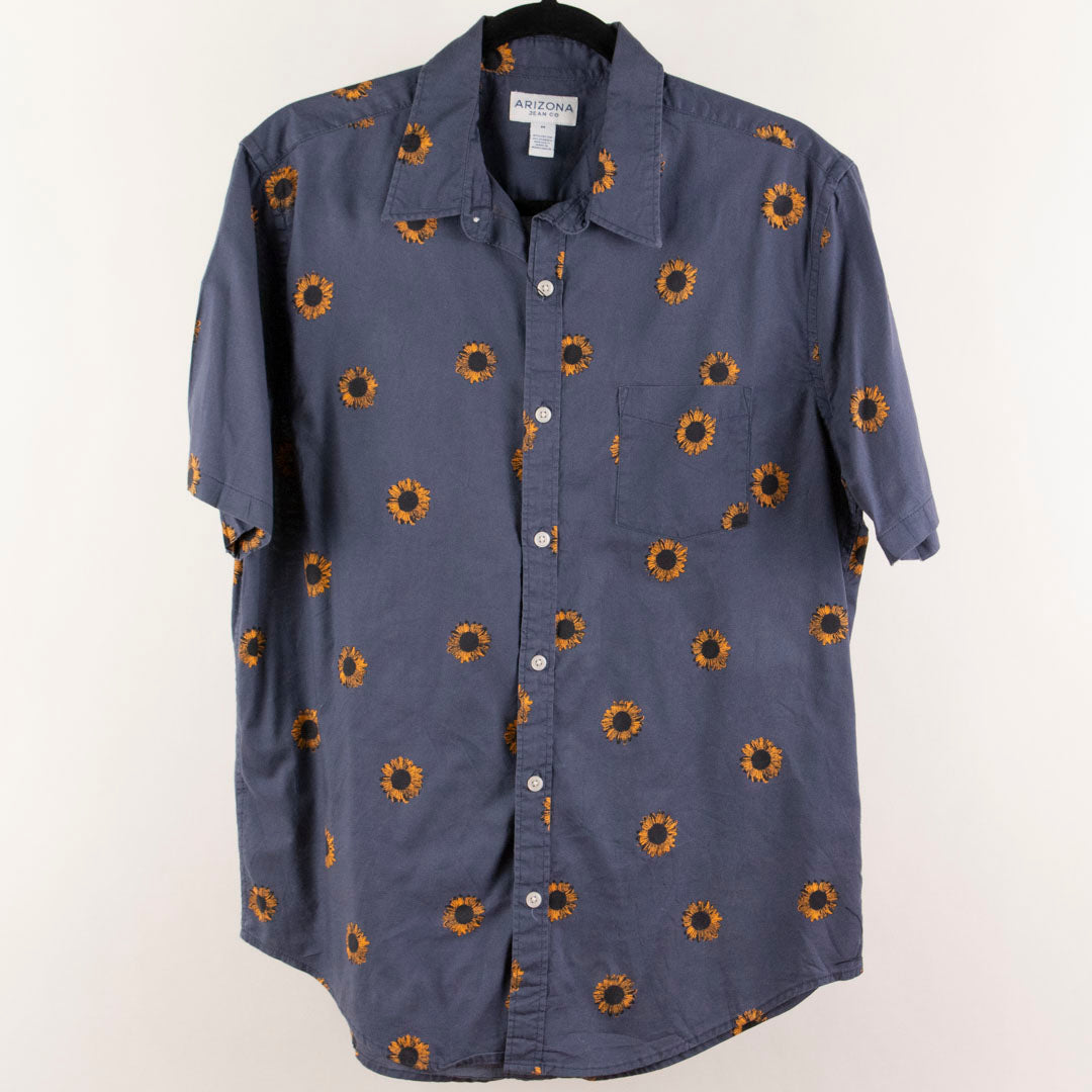 Camisa hawaiana azul (M) Arizona