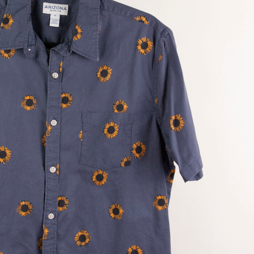 Camisa hawaiana azul (M) Arizona