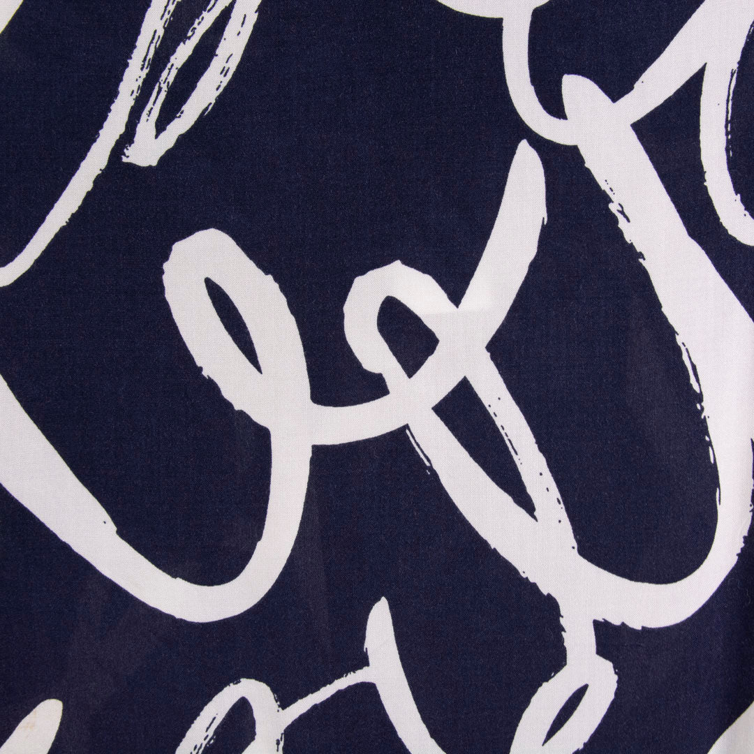 Camisa estampada azul marino (L) Goodfellow