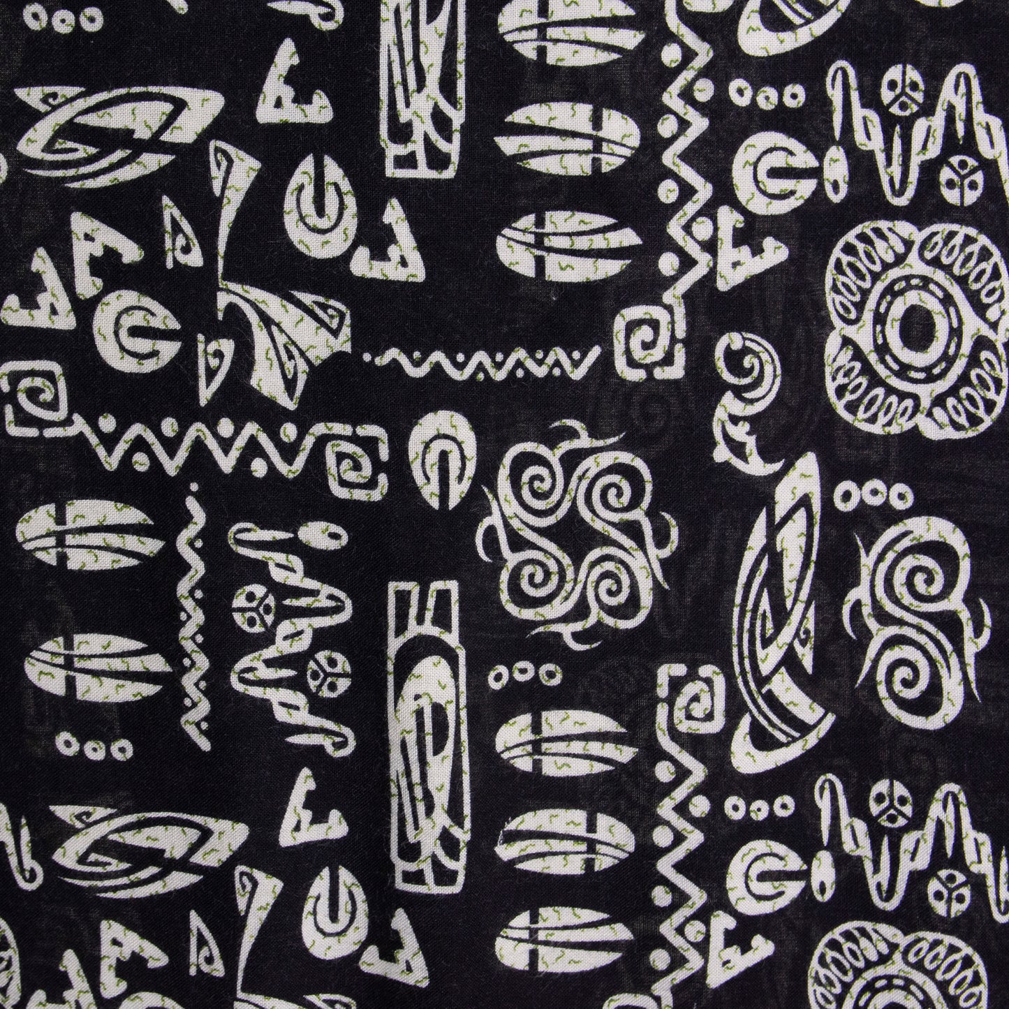 Camisa estampada negro (XL)