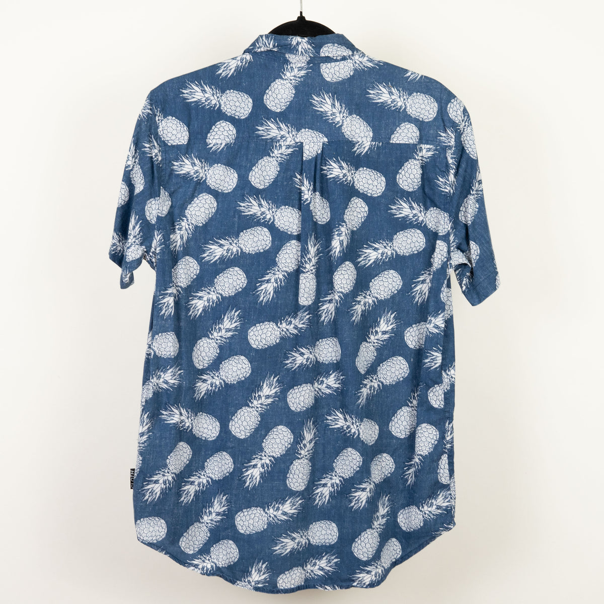 camisa hawaiana azul (M) brooklyn cloth