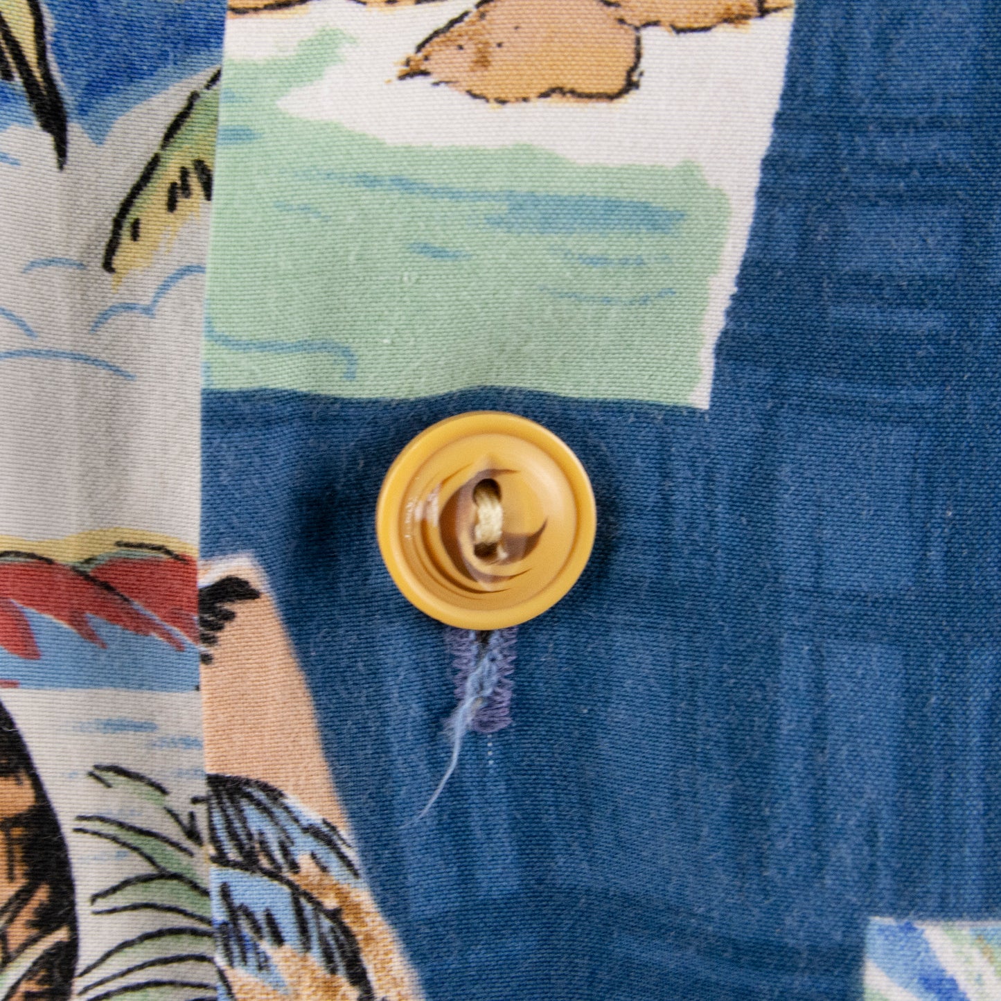 Camisa hawaiana azul (XL) Silver Edition