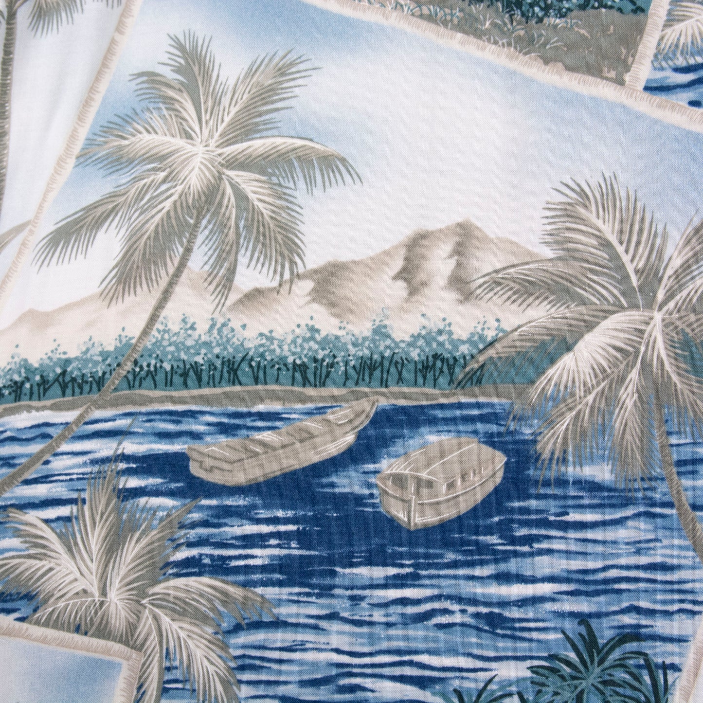 Camisa hawaiana azul (XL) St. Johns. Bay