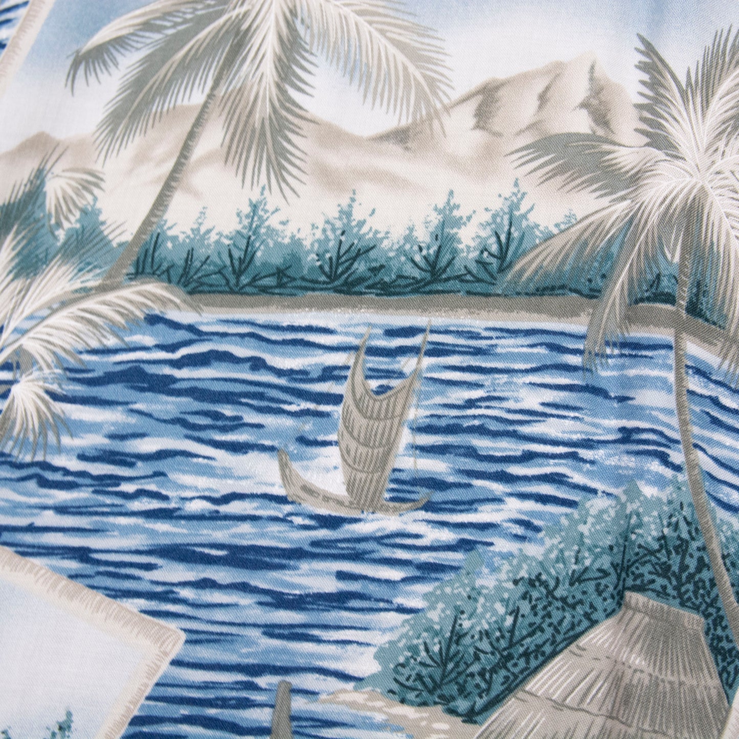 Camisa hawaiana azul (XL) St. Johns. Bay