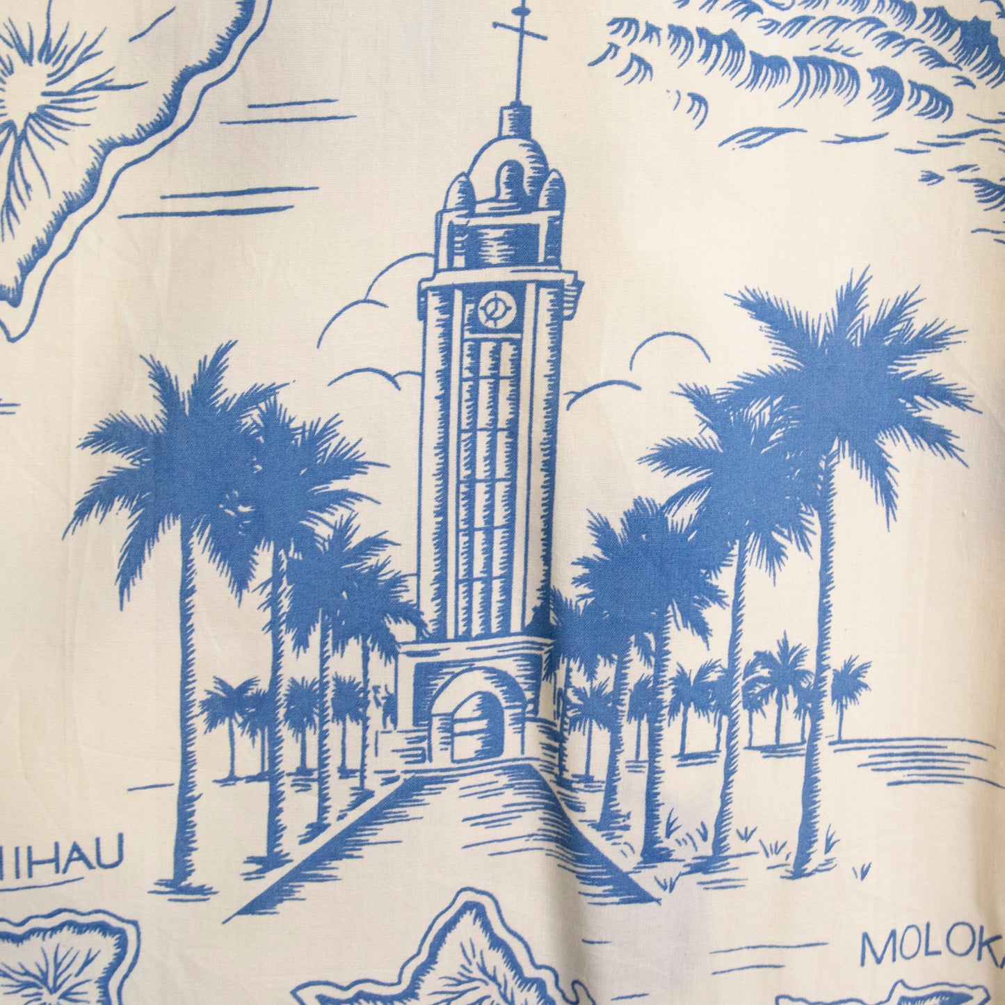 Camisa hawaiana beige (2XL) KY´S