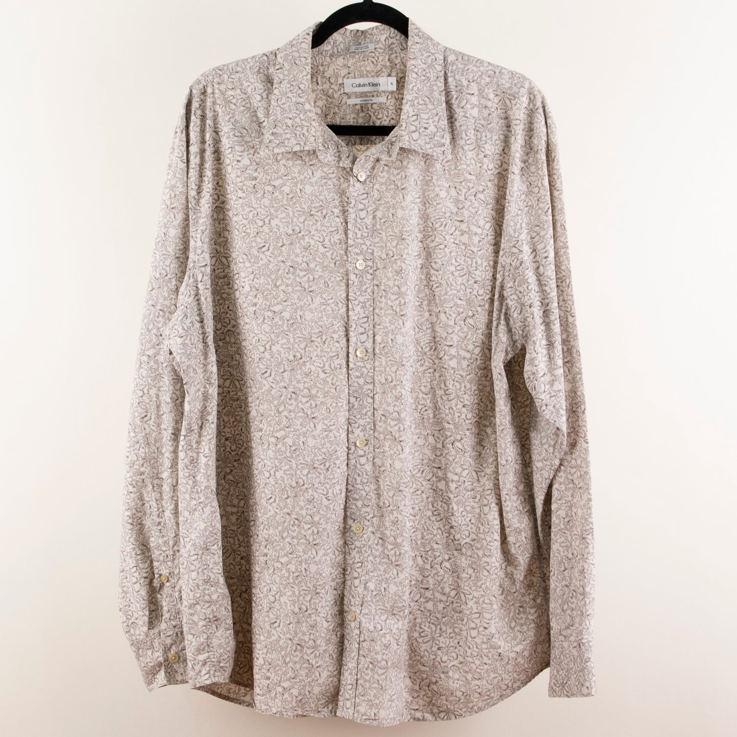 Camisa hawaiana beige (XL) Calvin Klein