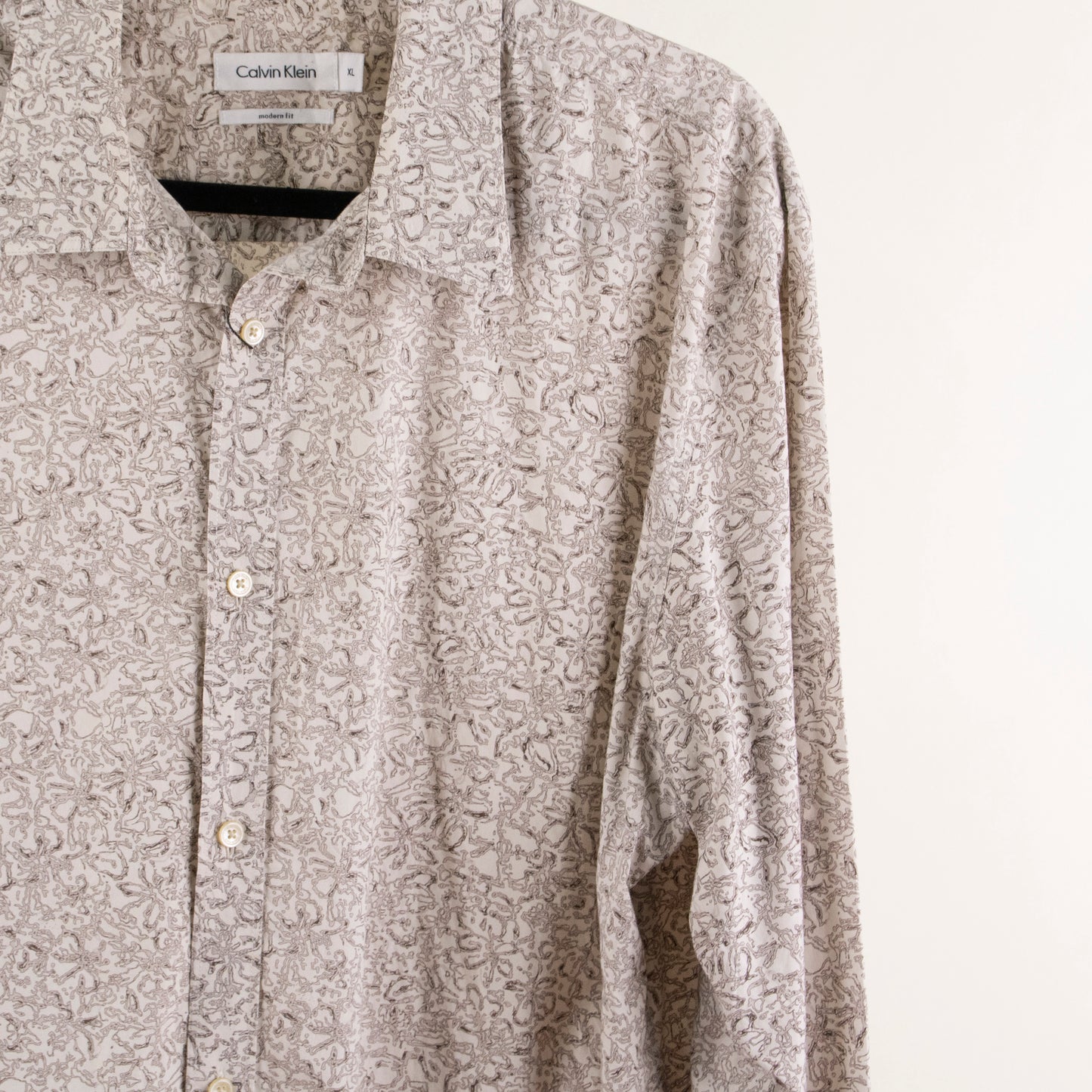 Camisa hawaiana beige (XL) Calvin Klein