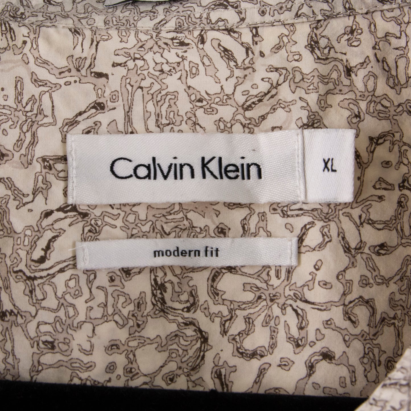 Camisa hawaiana beige (XL) Calvin Klein