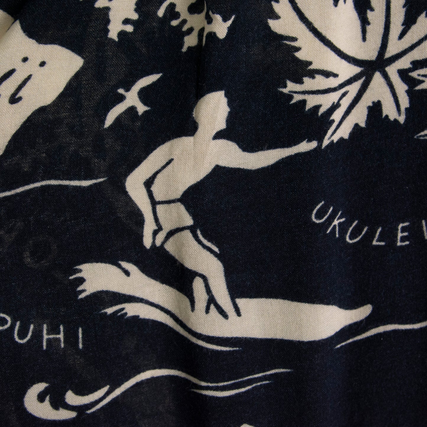 Camisa hawaiana negro ( XL) Pacific Scene