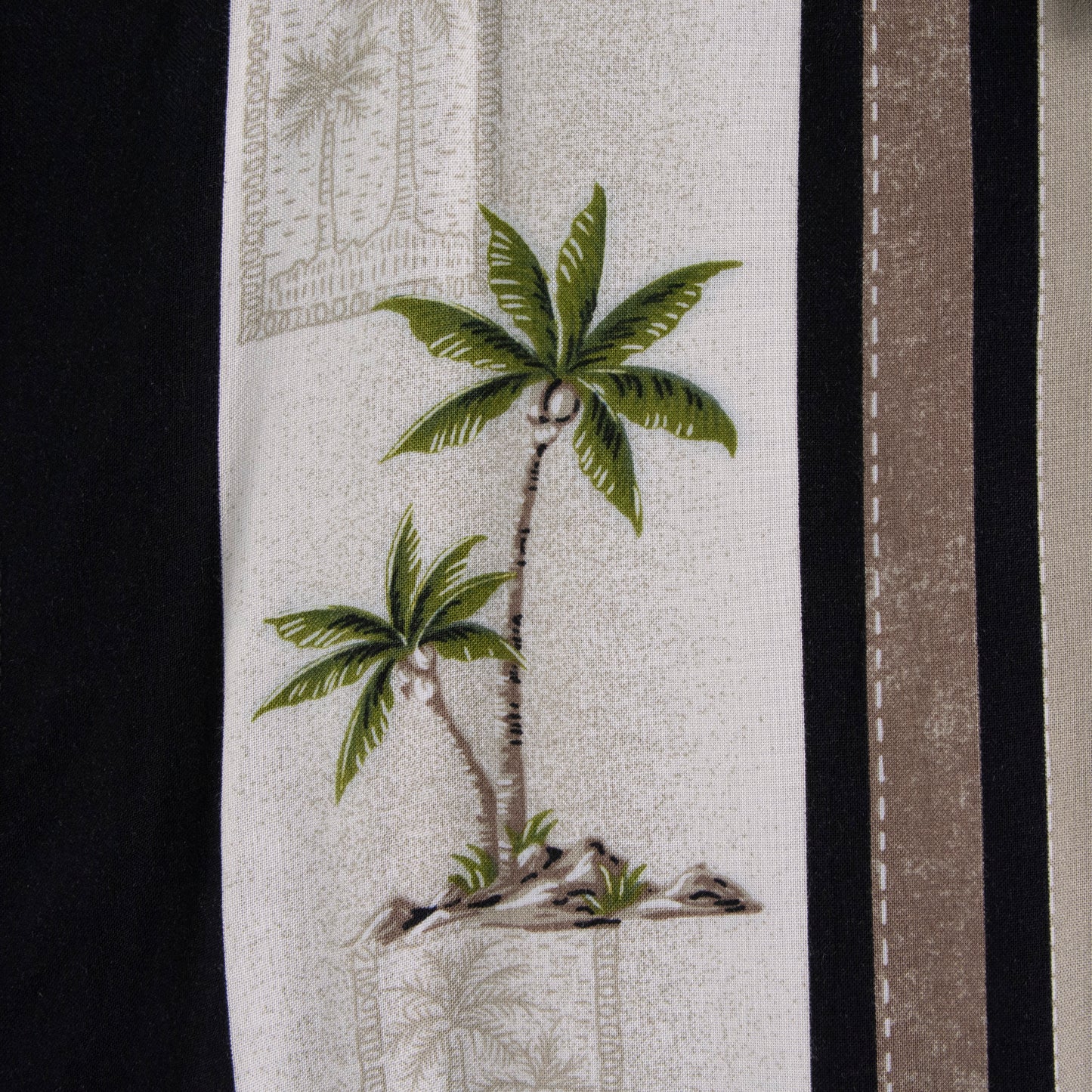 Camisa hawaiana negro (L) Paradise Collection