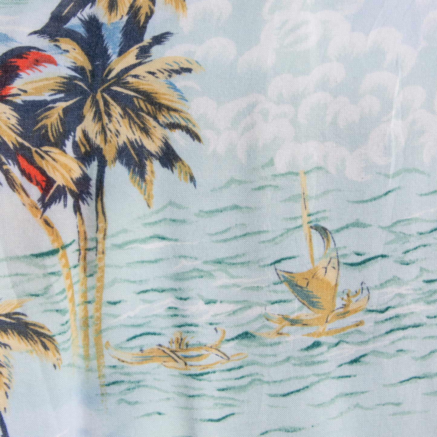 Camisa hawaiana azul (L) Ocean Current