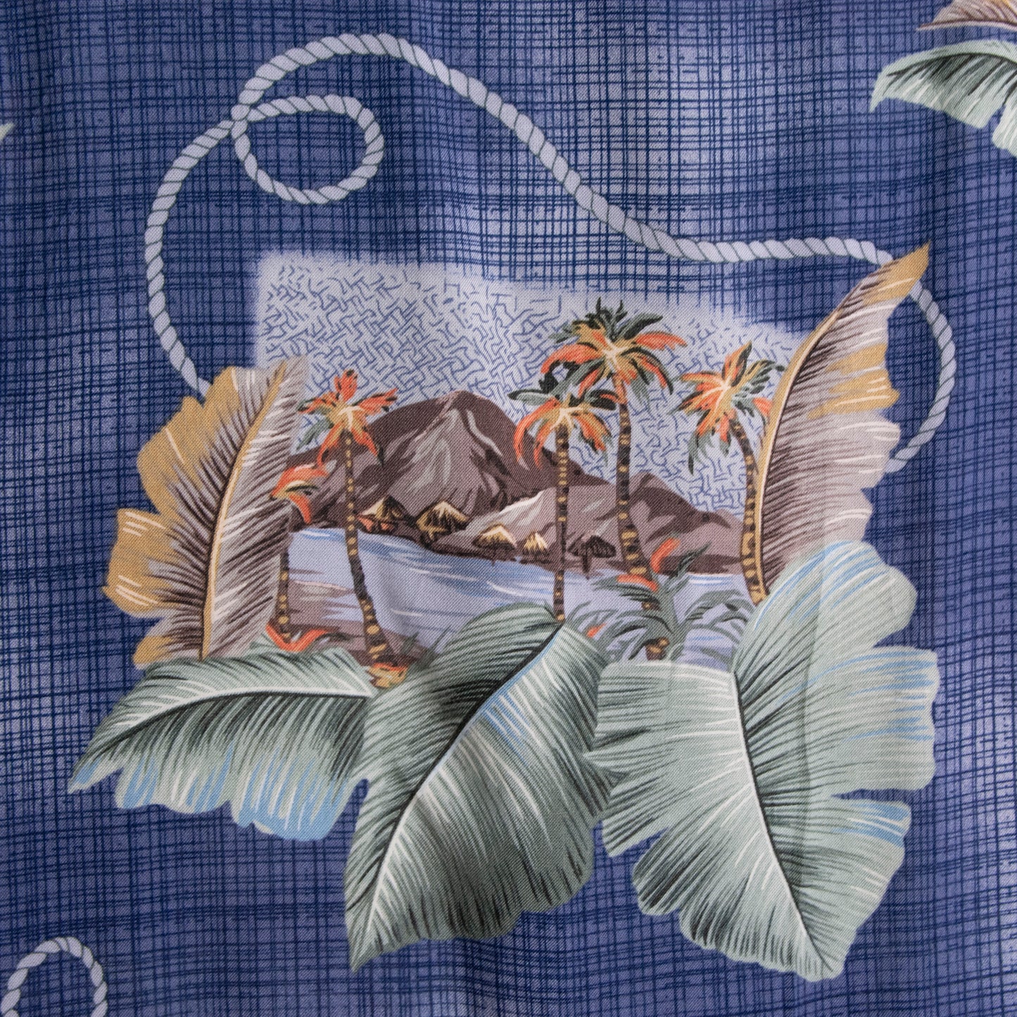 Camisa hawaiana azul (L) Campia