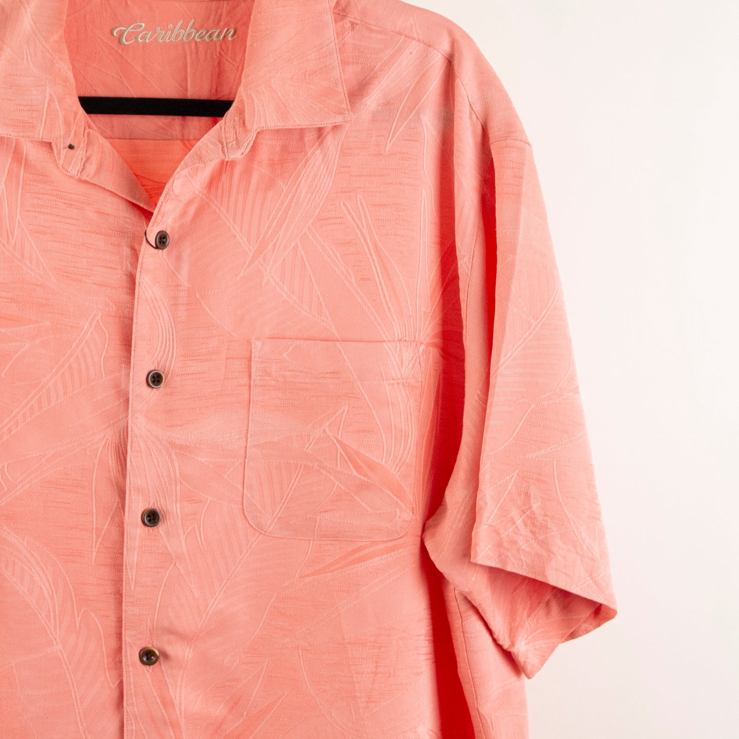 Camisa hawaiana rosa (XL) Caribbean