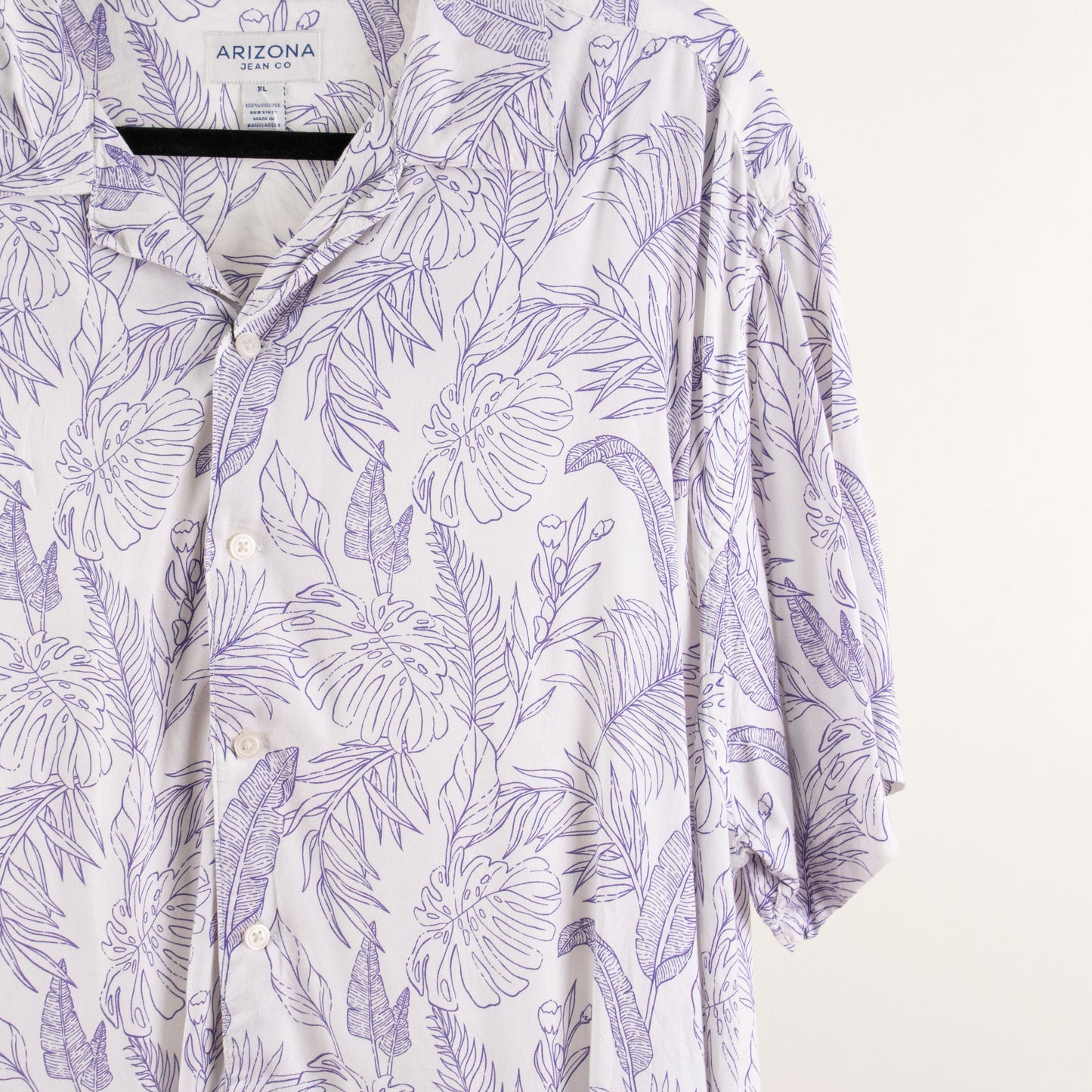 Camisa hawaiana blanco (XL) Arizona Jean CO