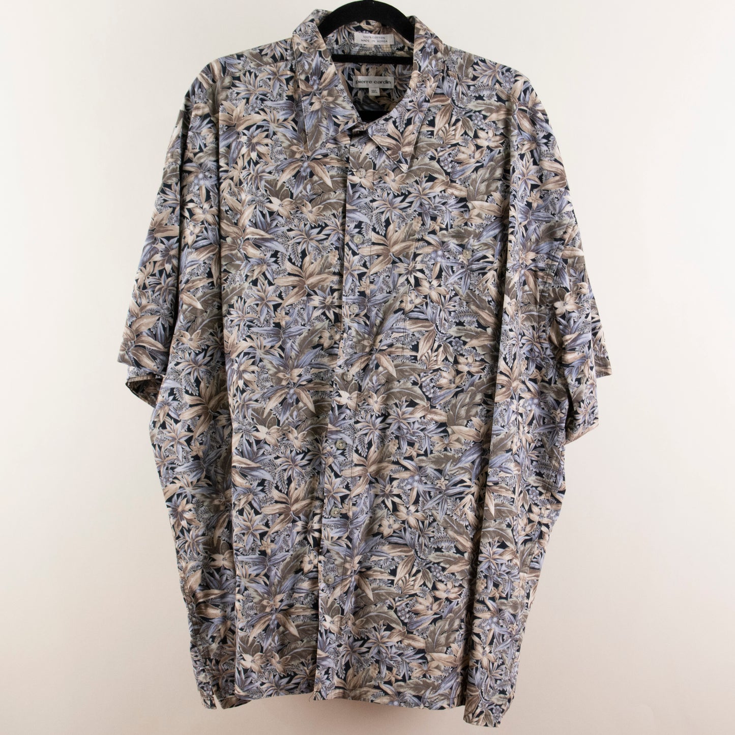 Camisa hawaiana azul (3XL) Pierre Cardin