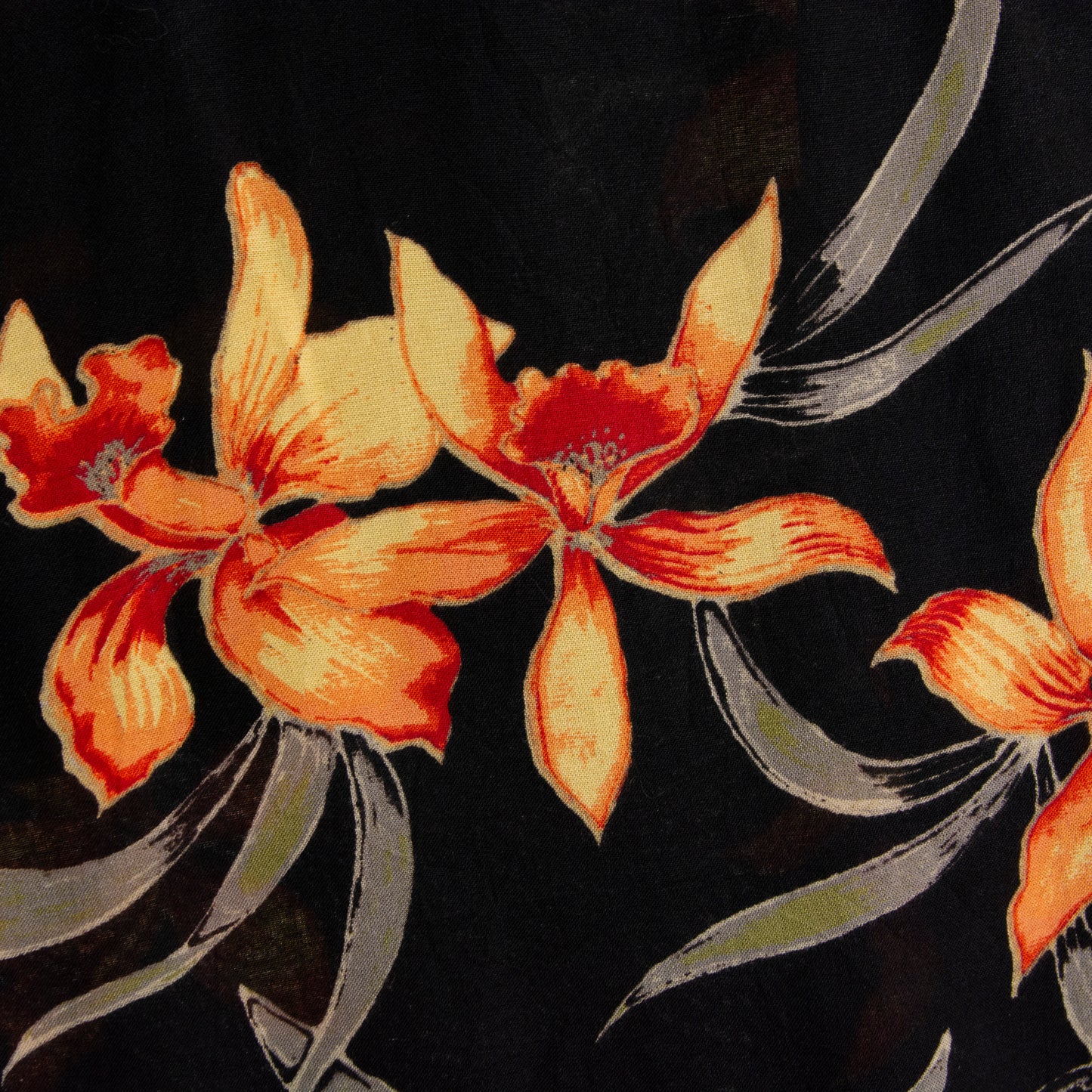 Camisa hawaiana negro (L) Puritan