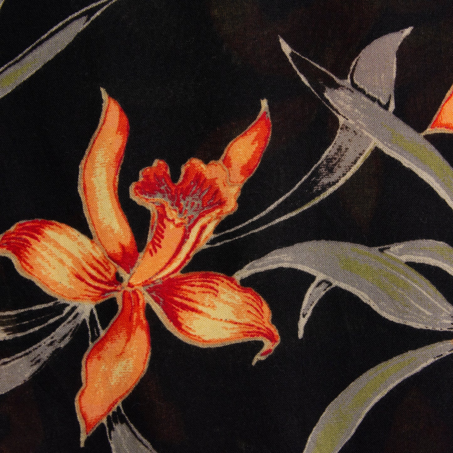 Camisa hawaiana negro (L) Puritan