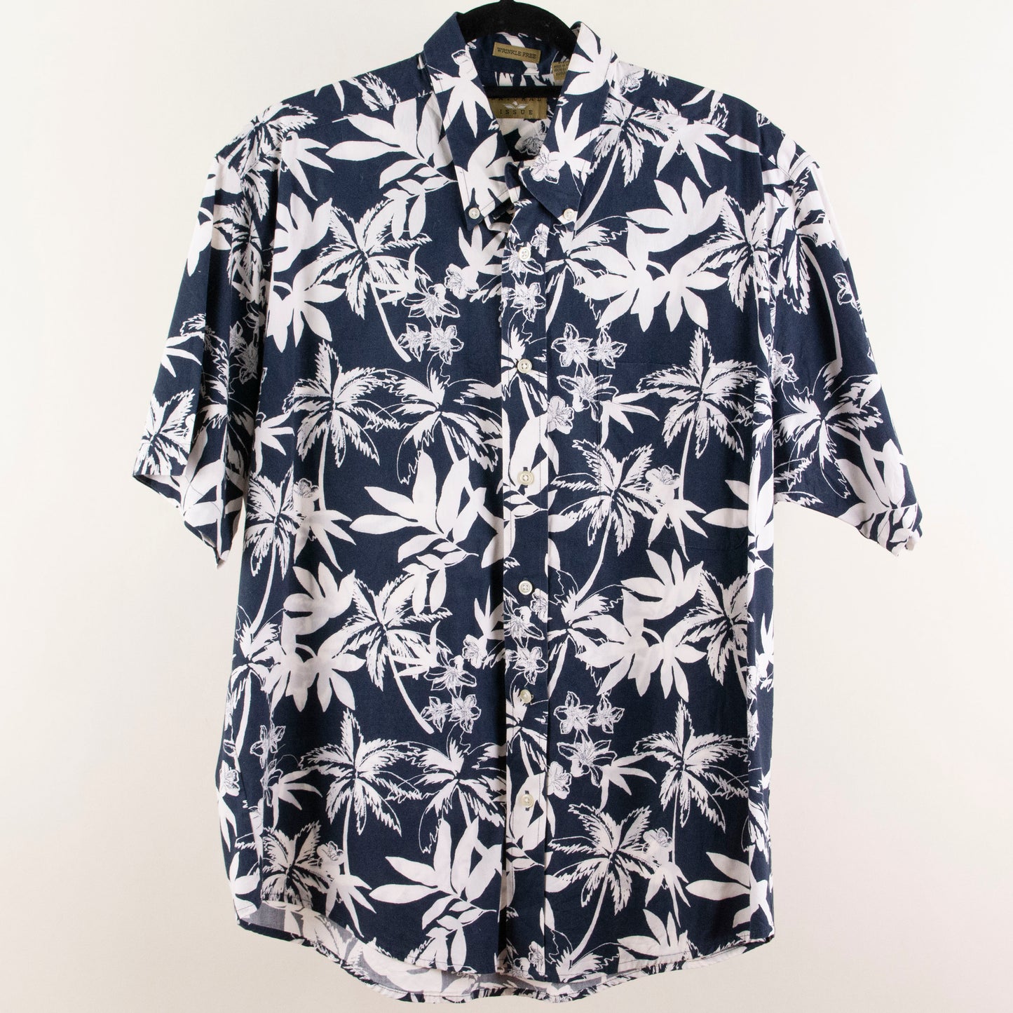 Camisa hawaiana azul marino (L) Natural Issue