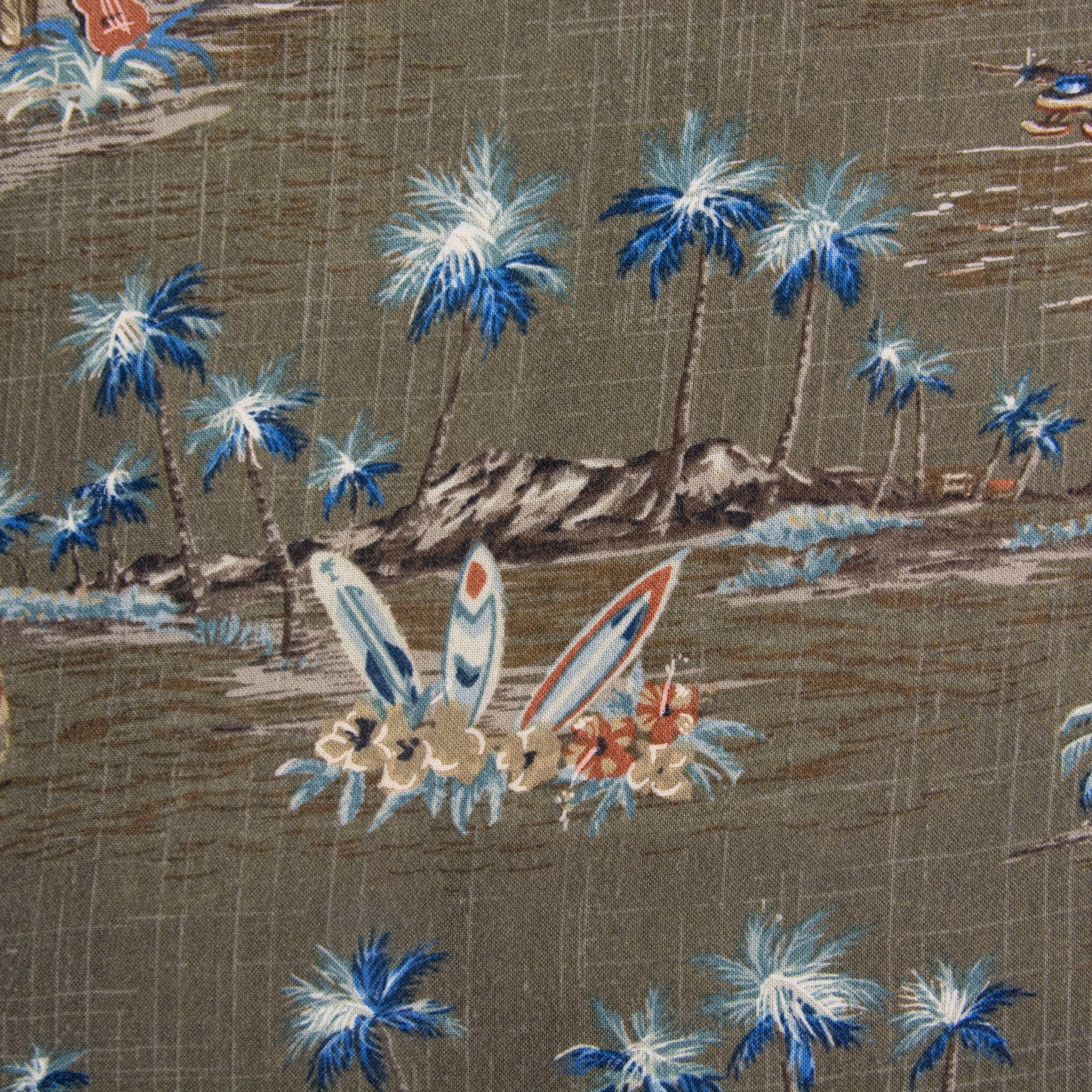 Camisa hawaiana verde (XL) Batik Bay